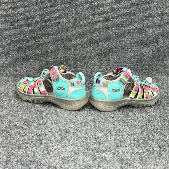 Keen Whisper Sandals Youth Size 12 Raya Fusion Turquoise Outdoor Athletic Water - Picture 6 of 11